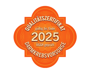Qualitätszertifikat Darmkrebsvorsorge